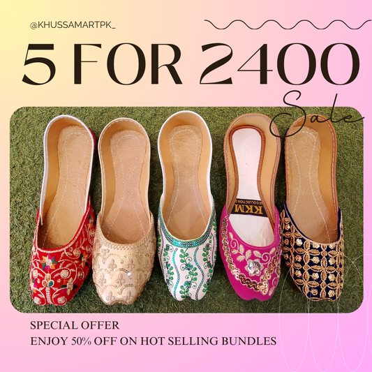 Deal# 525 Pink, Blue, White Multi, Red, Golden